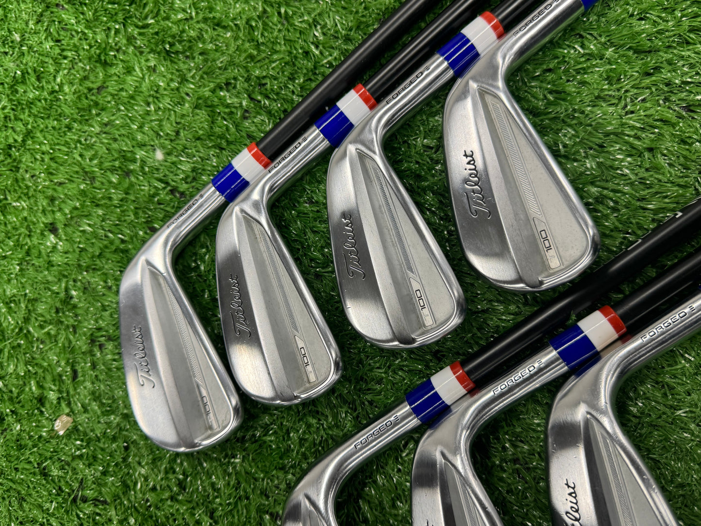 Titliest T100 irons - Axiom 125x shafts