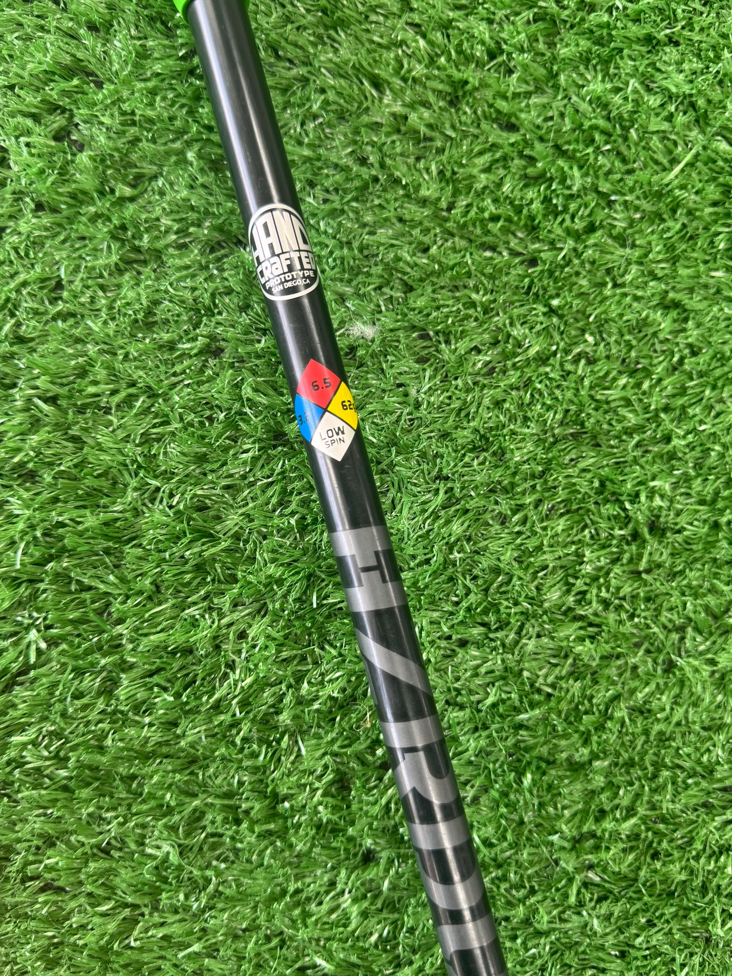 Hzrdus Handcrafted Black 6.5 Driver shaft