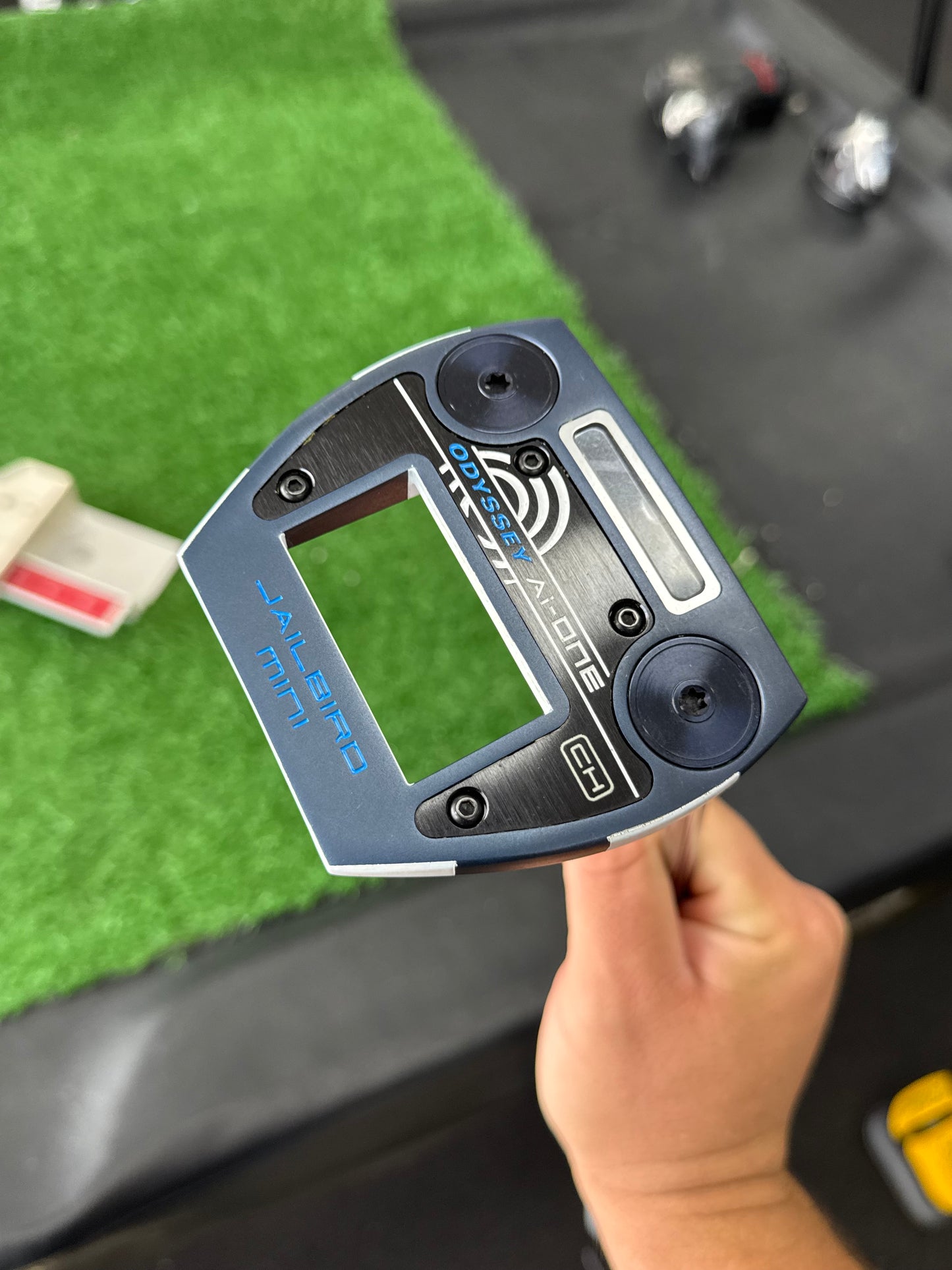 ODYSSEY AI ONE JAILBIRD MINI CH - CUSTOM PUTTER