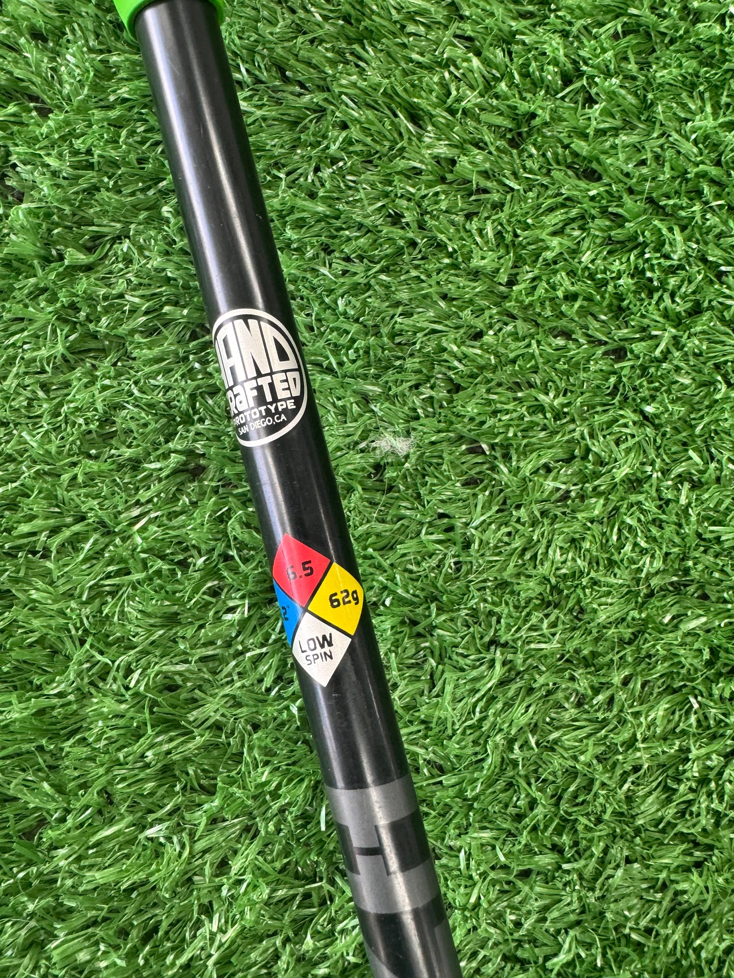 Hzrdus Handcrafted Black 6.5 Driver shaft