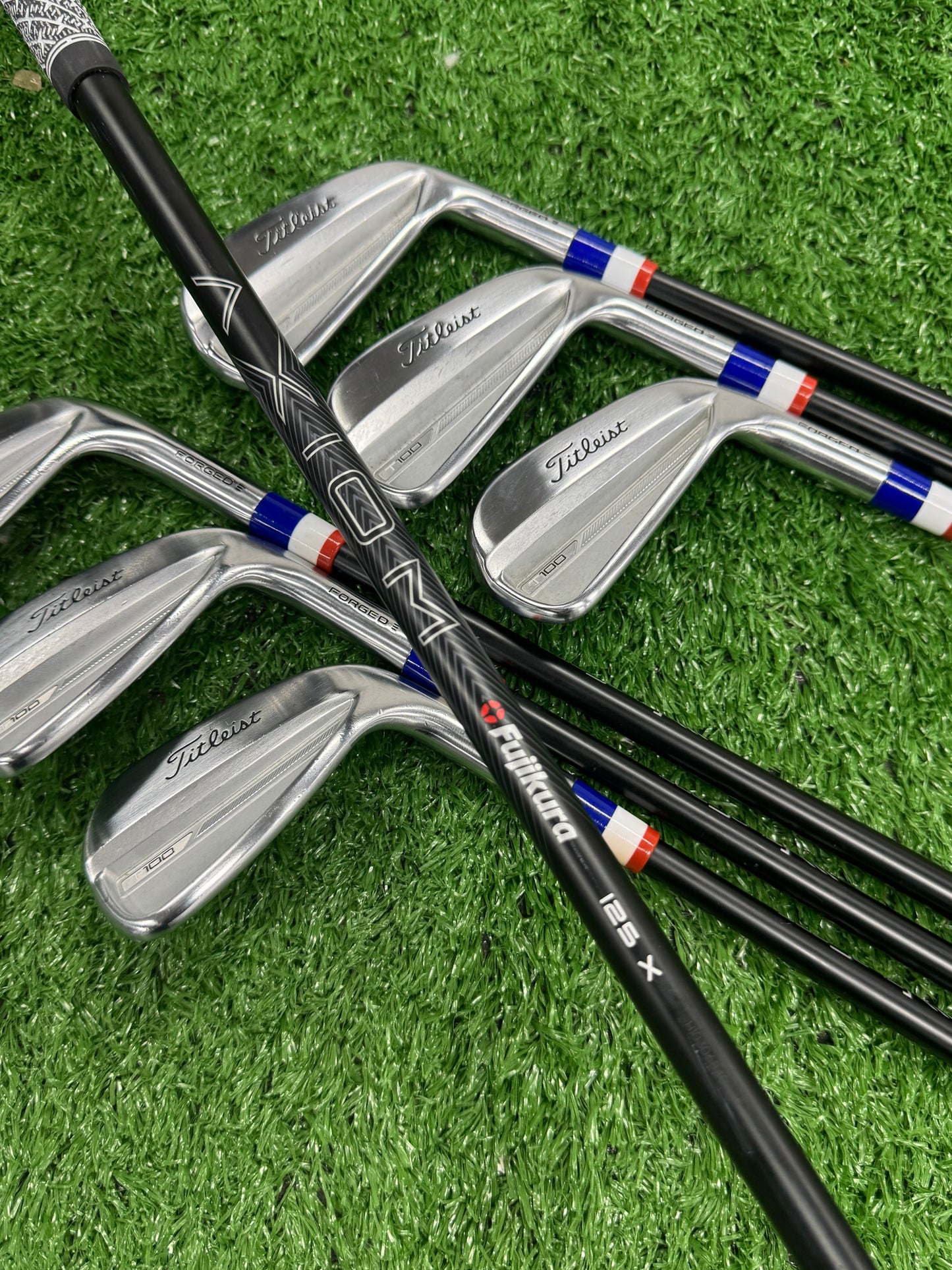 Titliest T100 irons - Axiom 125x shafts
