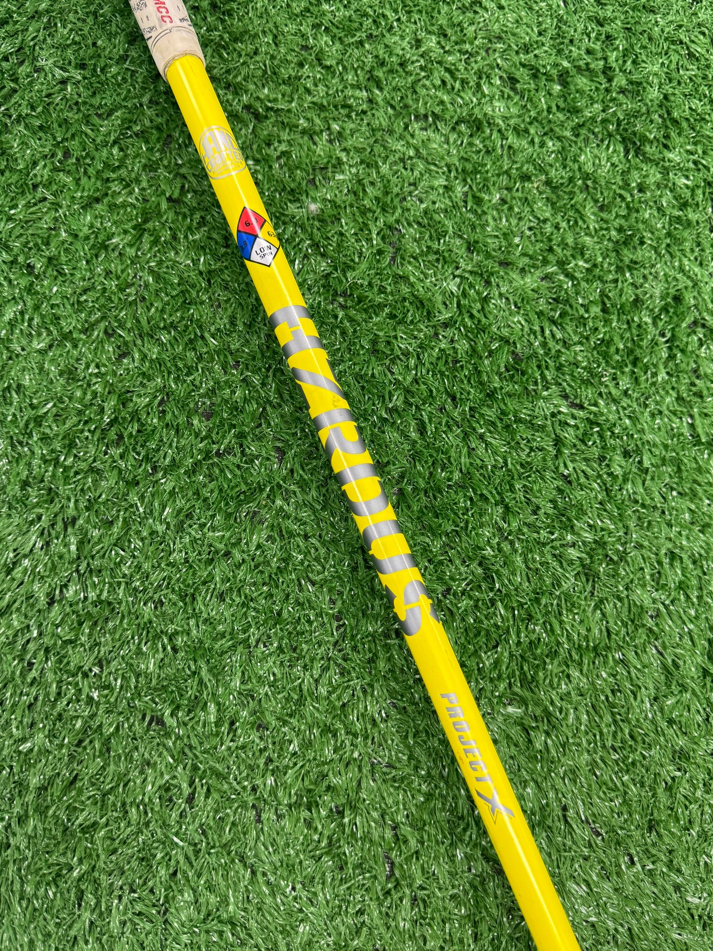 Hzrdus Handcrafted Yellow 6.0 63g Short driver Shaft