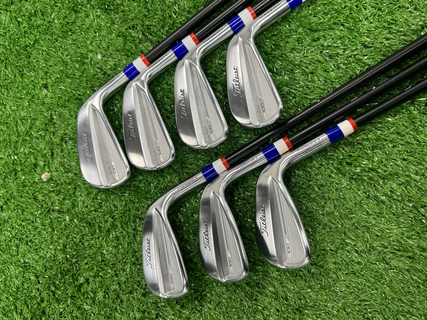 Titliest T100 irons - Axiom 125x shafts