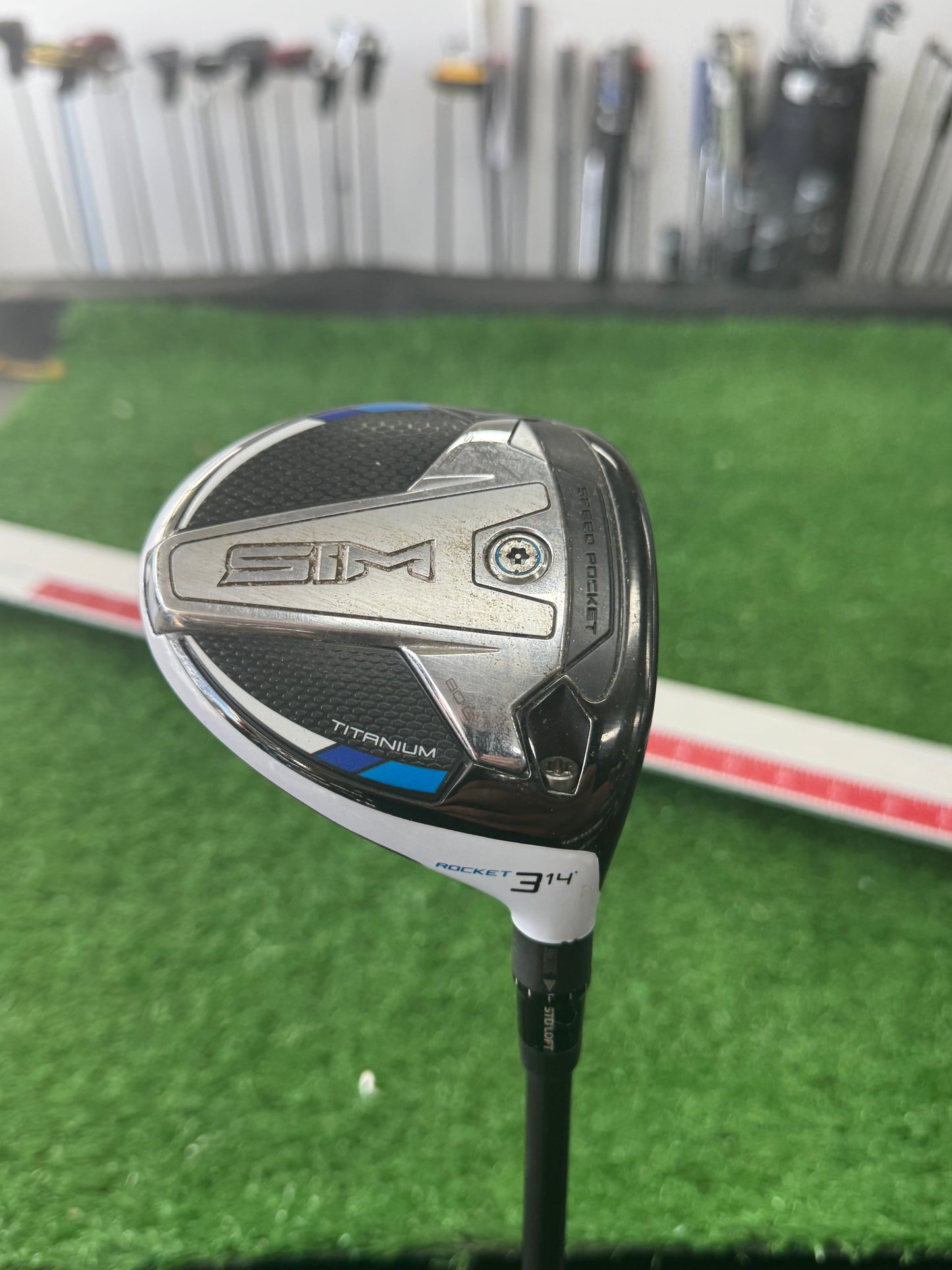 TAYLORMADE SIM ROCKET 14* 3w - custom shaft
