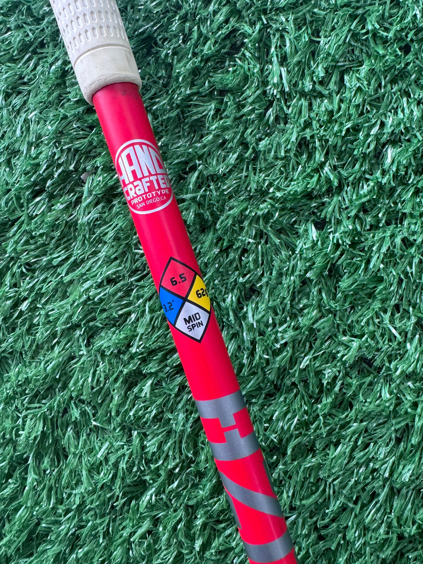 Hzrdus Red Handcrafted Driver Shaft X flex