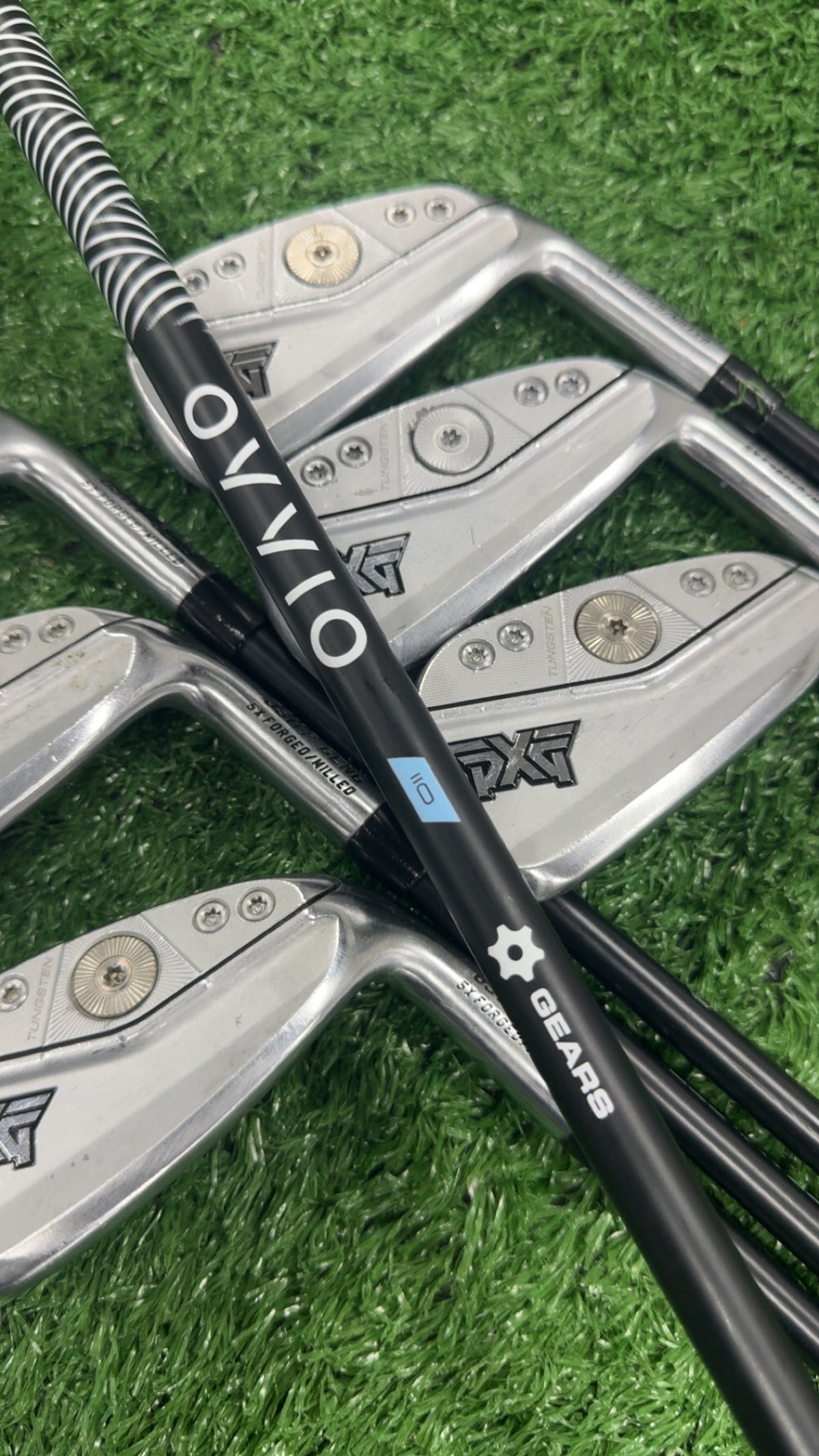 PXG GEN 6 IRONS - OVIO GEARS 110 EXTRA STIFF SHAFTS