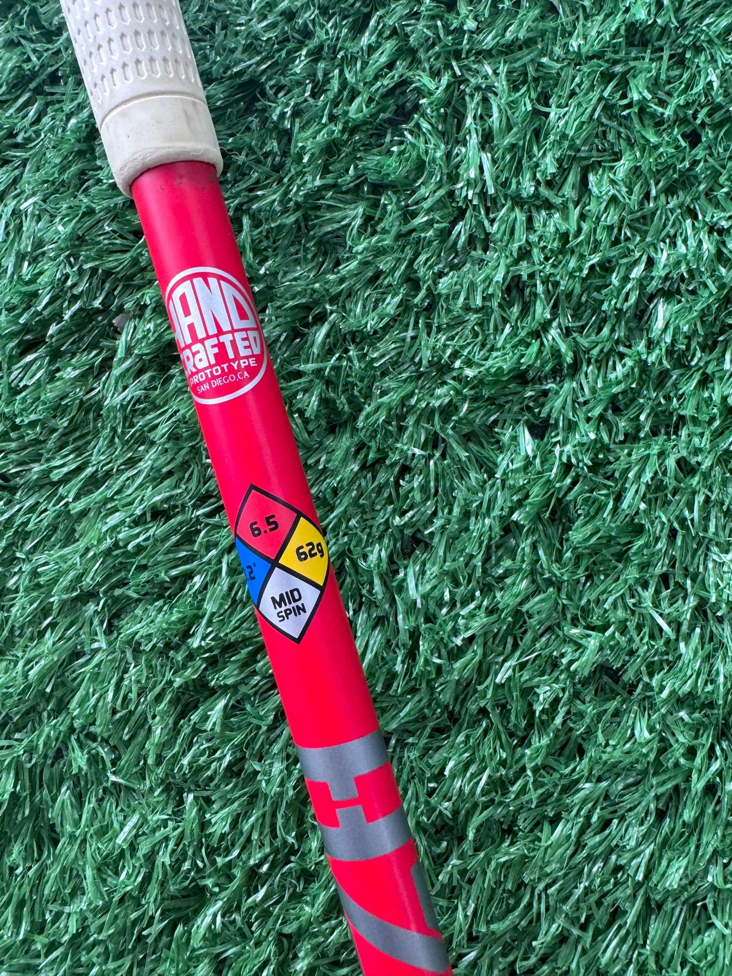 Hzrdus Red Handcrafted Driver Shaft X flex