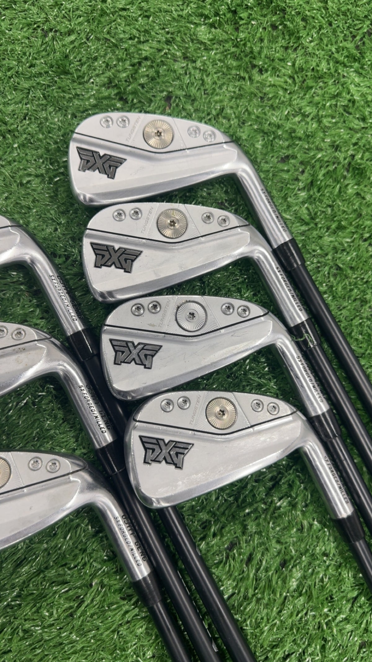 PXG GEN 6 IRONS - OVIO GEARS 110 EXTRA STIFF SHAFTS