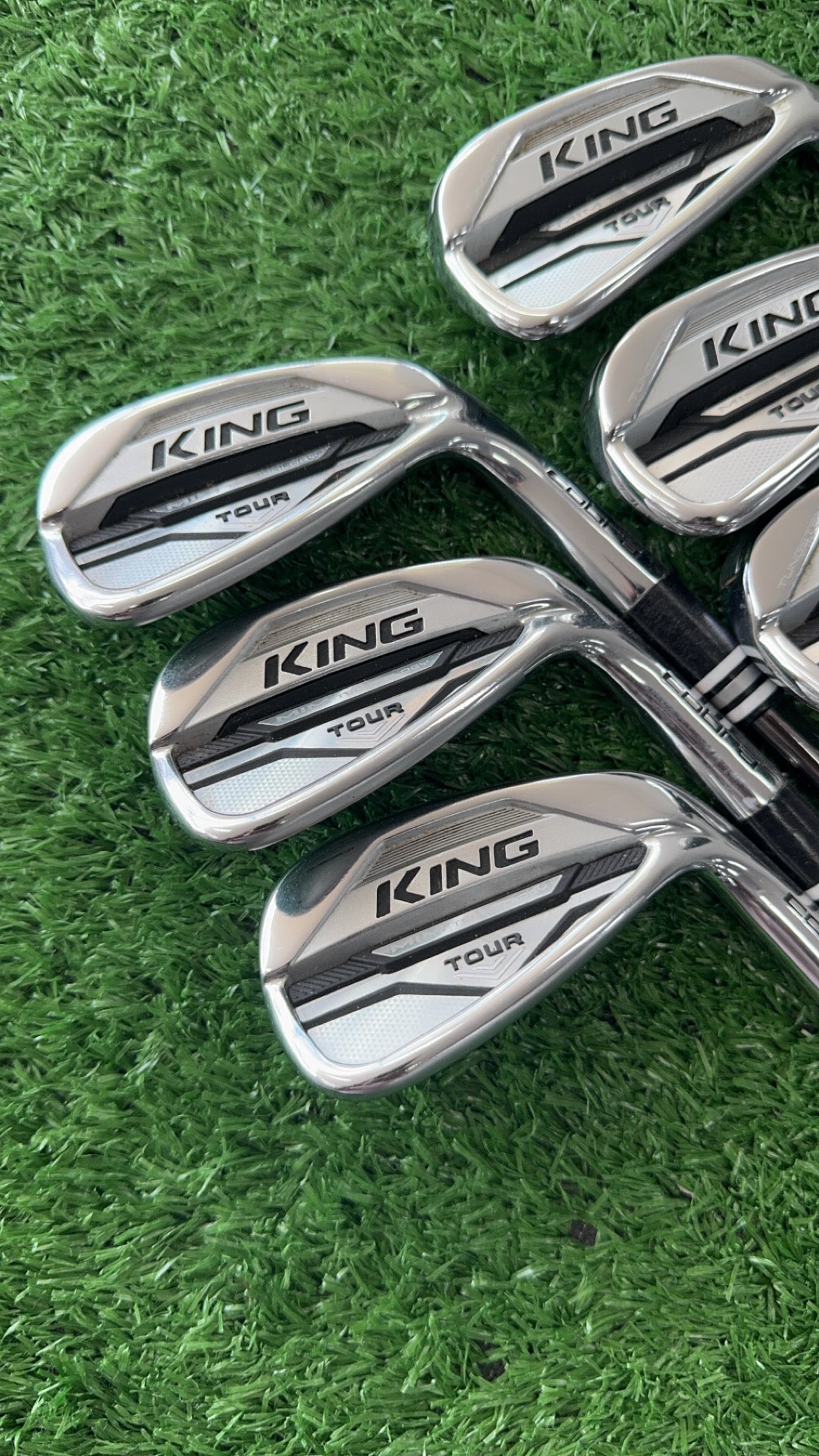Cobra King Tour 5-pw / Excalibur Rapid Taper Graphite Shafts