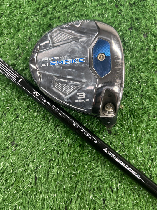 CALLAWAY AI SMOKE MAX D 3 WOOD - STIFF FLEX