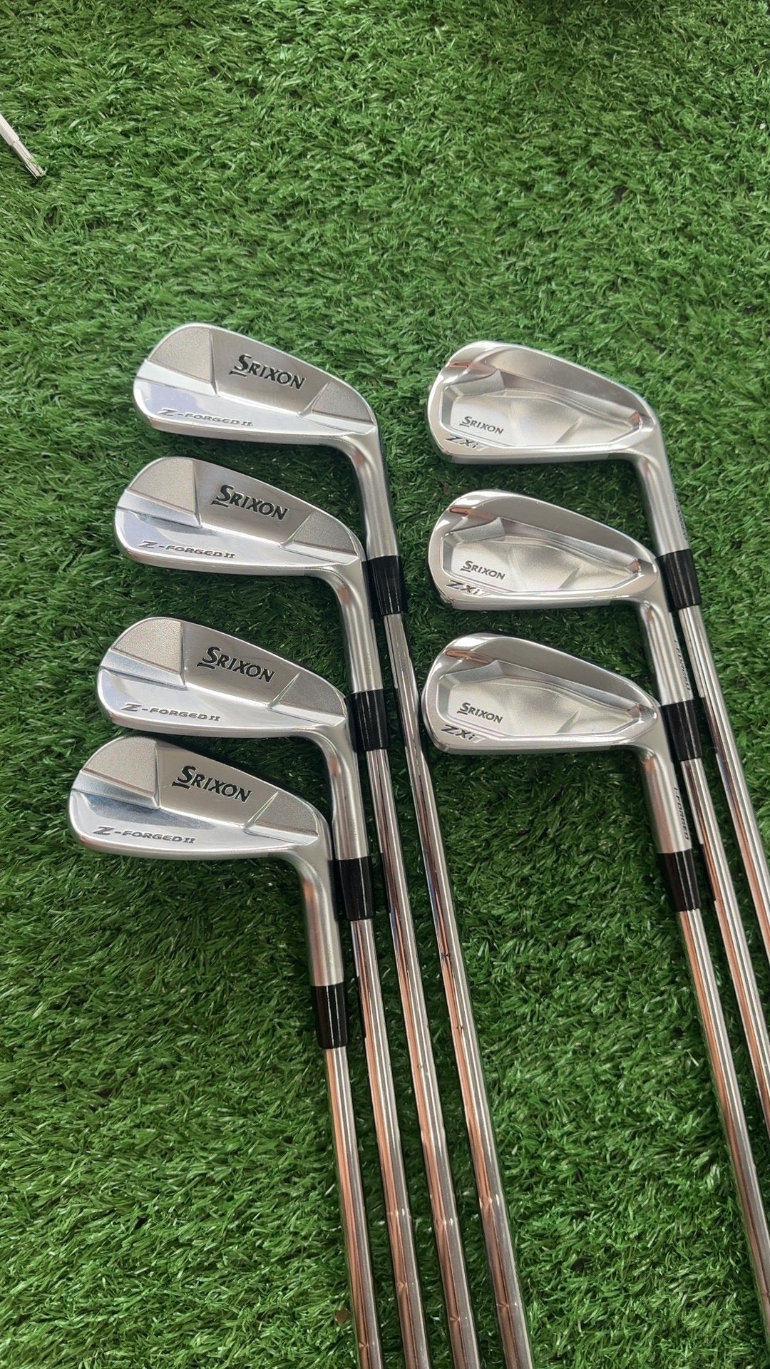 SRIXON ZXI7 & Z FORGED II COMBO - KBS TOUR + 120 STIFF