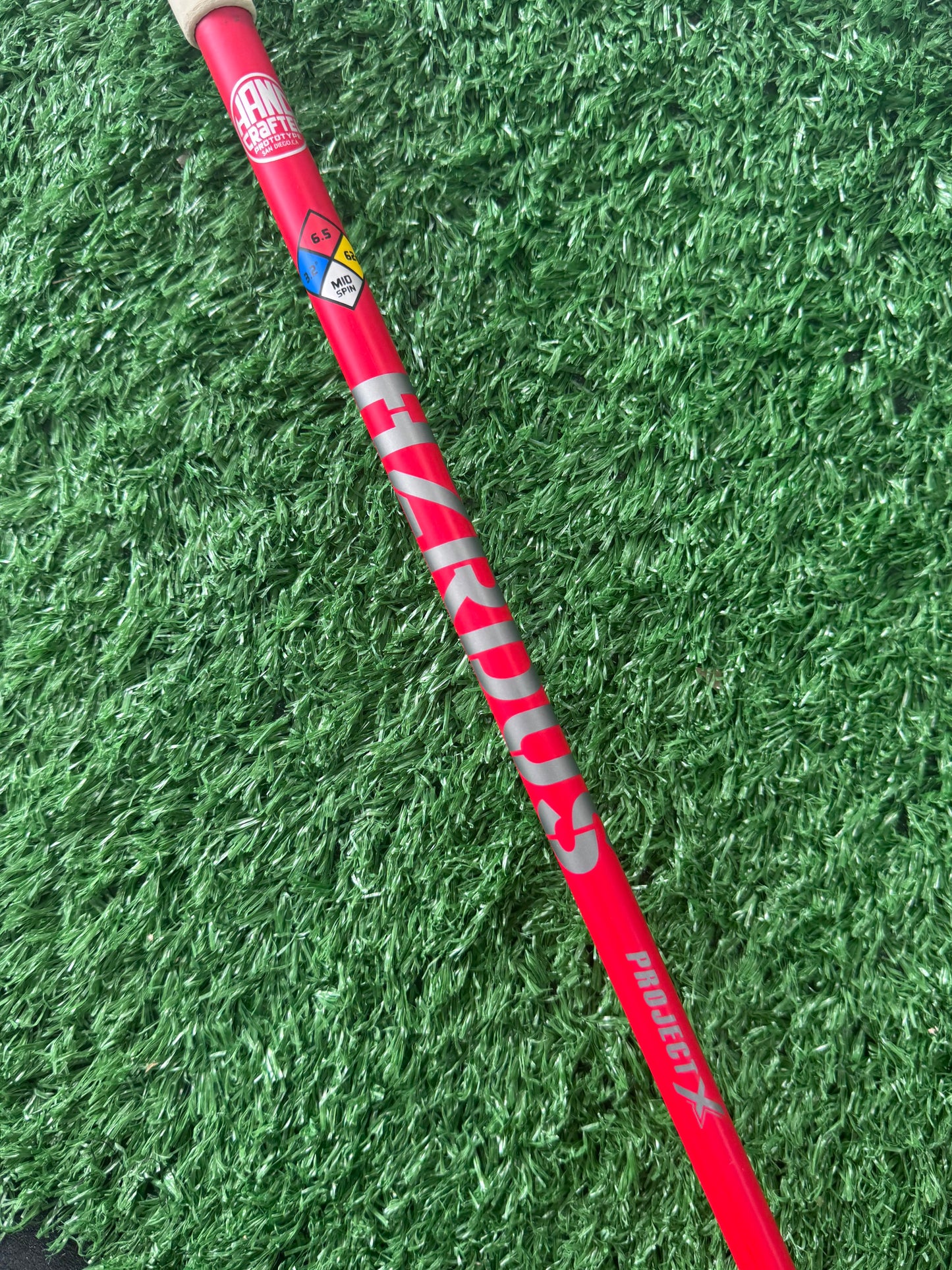Hzrdus Red Handcrafted Driver Shaft X flex