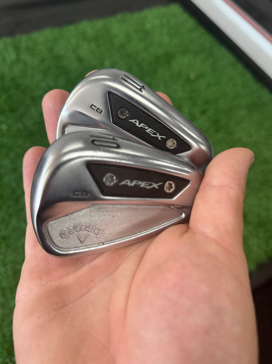 Callaway Apex CB 10 & 11 irons ( PW and GW )