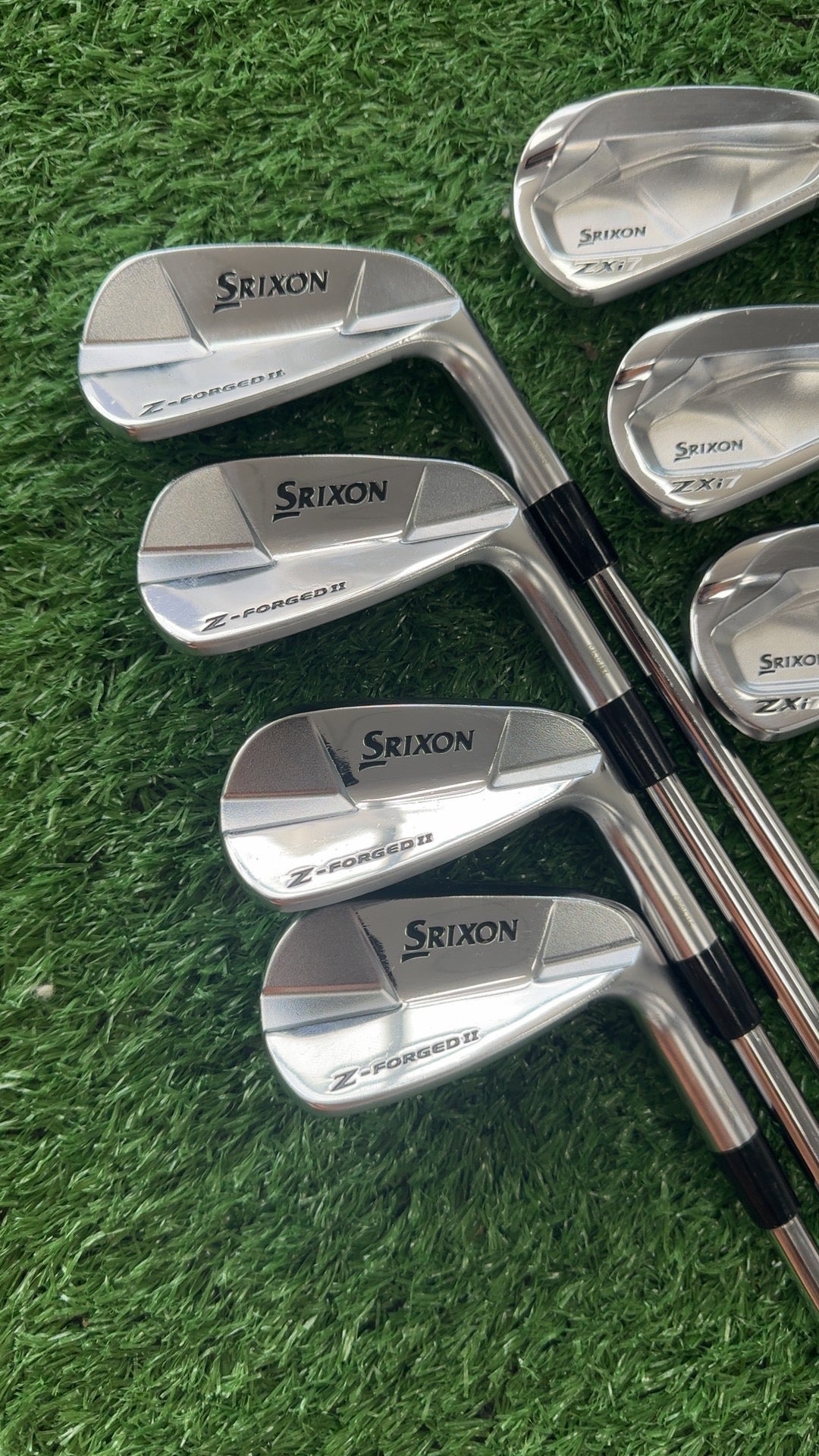 SRIXON ZXI7 & Z FORGED II COMBO - KBS TOUR + 120 STIFF