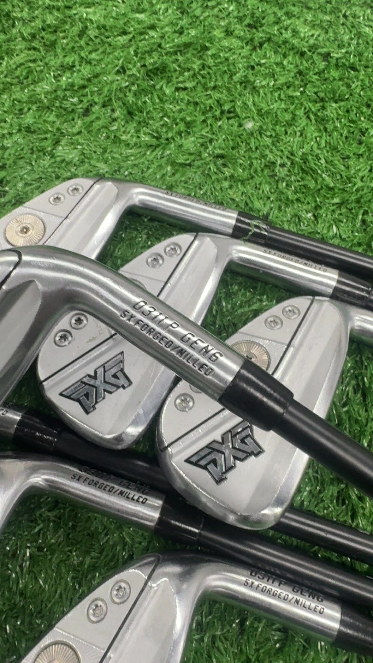 PXG GEN 6 IRONS - OVIO GEARS 110 EXTRA STIFF SHAFTS