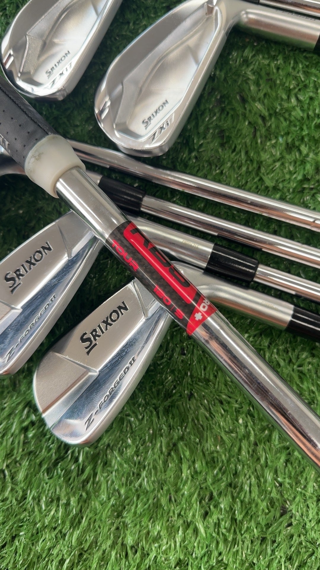SRIXON ZXI7 & Z FORGED II COMBO - KBS TOUR + 120 STIFF