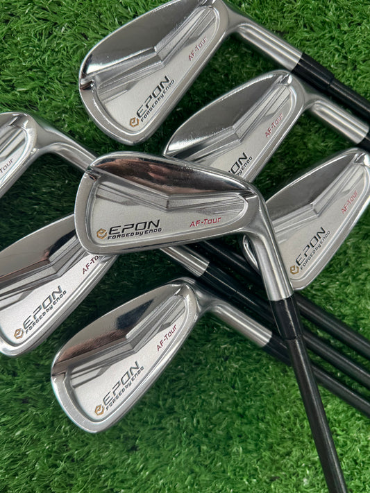 EPON AF TOUR IRONS / LA GOLF X FLEX SHAFTS